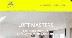 Desktop Screenshot of loftmasters.co.uk
